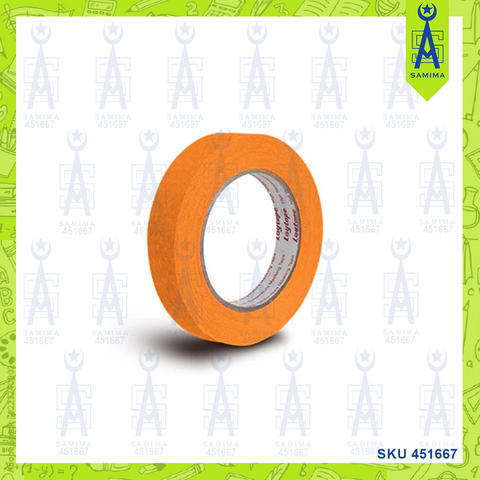 LOY COLOUR HT MASKING TAPE 24MM X 20Y ORANGE