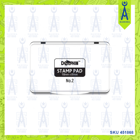 DOLPHIN STAMP PAD NO-2 BLACK