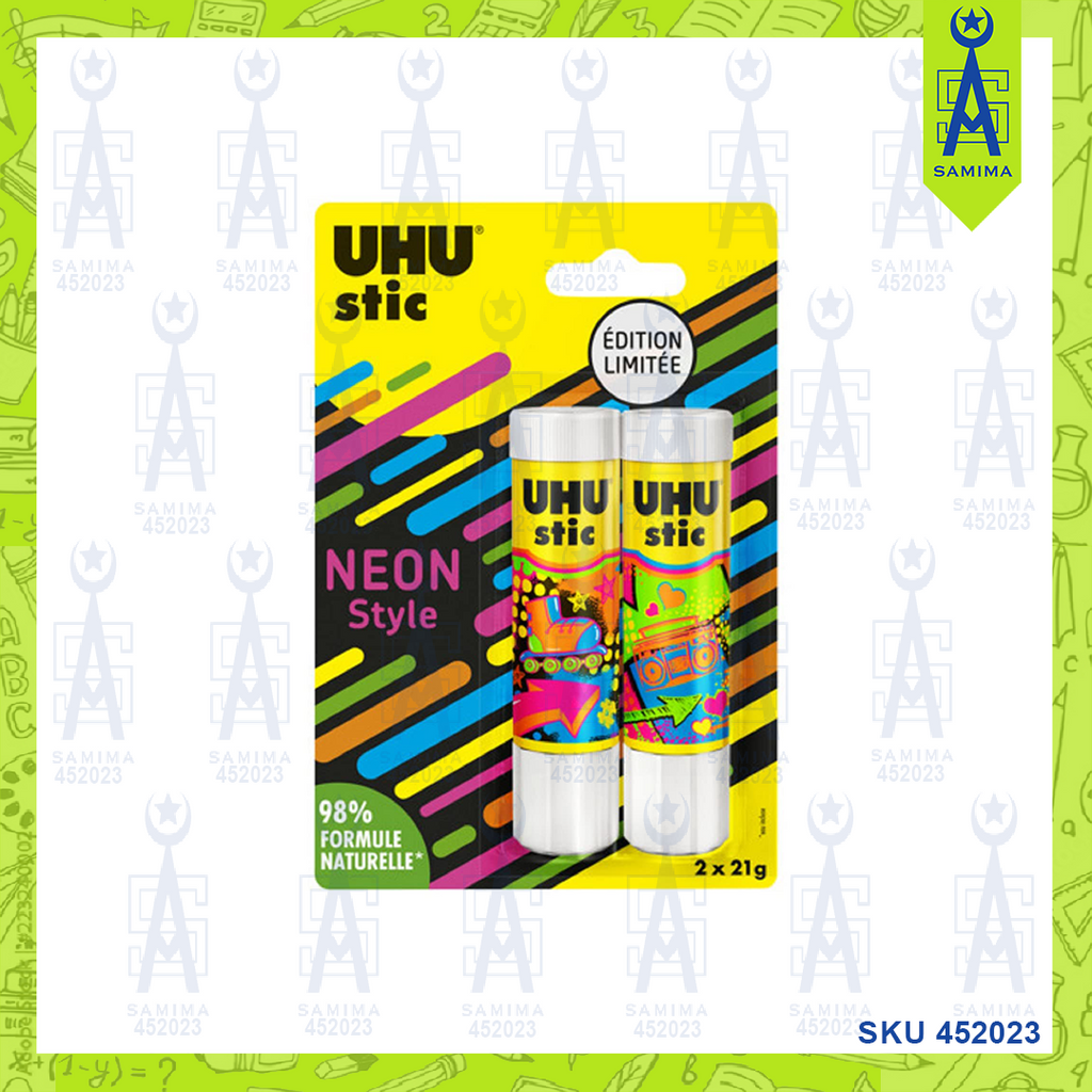 UHU NEON GLUE STICK NEW 41G 2023 – Samima
