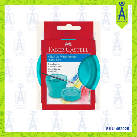 FABER CASTELL 181580 CLIC & GO WATER CUP TURQUIOSE