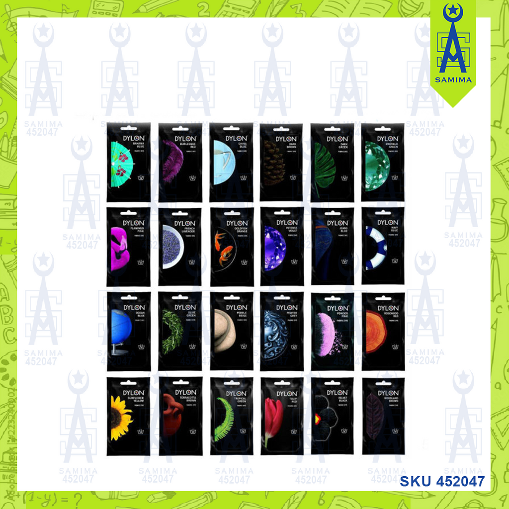 WB DYLON FABRIC DYE 250G ASST COLOUR – Samima