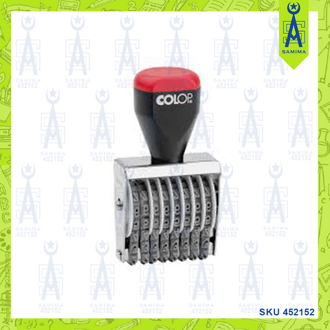 COLOP 8 DIGIT RUNNING NUMBER STAMP 4MM