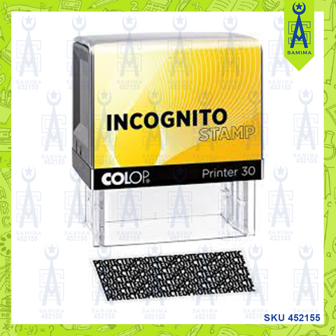 COLOP PRINTER 30 INCOGNITO STAMP