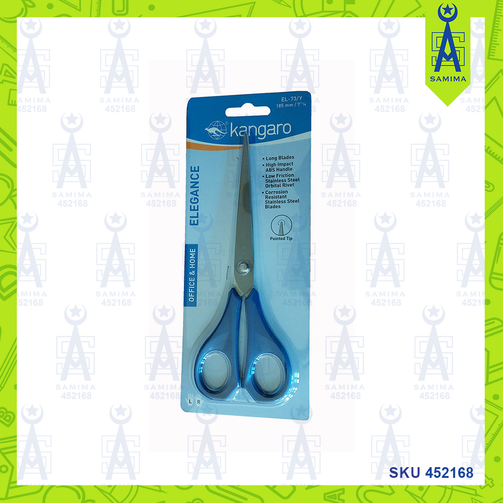 KANGARO TR-73/Y TRENDY OFFICE SCISSOR 184MM 7 1/4' – Samima