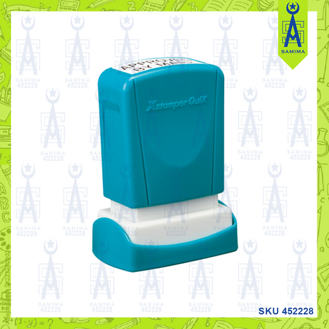 XSTAMPER Q04 BLUE RUBBER STAMP