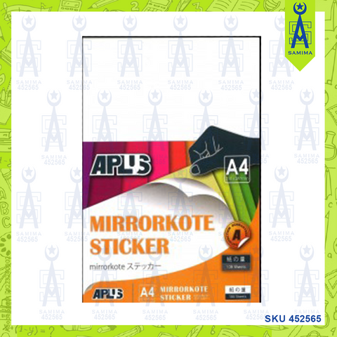 APLUS A4 MIRRORKOTE STICKER A3 10 'S