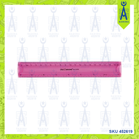 DELI H10 WOOVE FLEXIBLE RULER 20CM