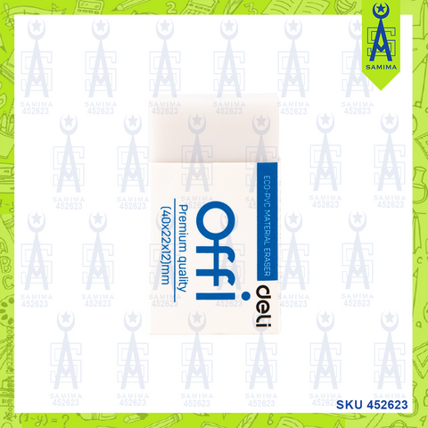 DELI H03010 OFFI ERASER 1'S