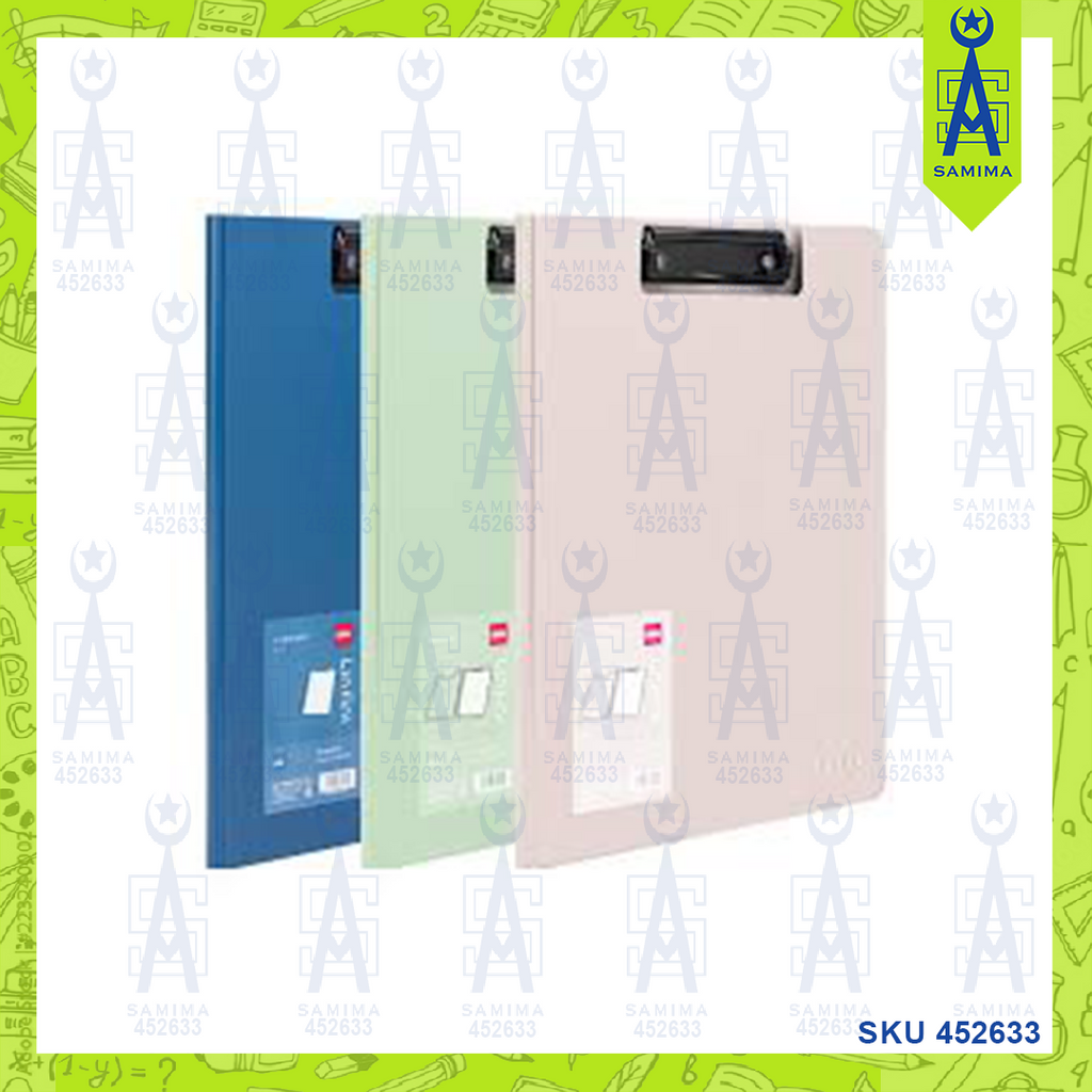 DELI F404 LINFINI CLIP BOARD FILE FOLDER A4 – Samima