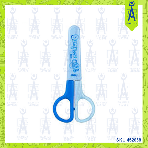 DELI 6021 BUMPEES CHILDREN SCISSORS W/ COVER