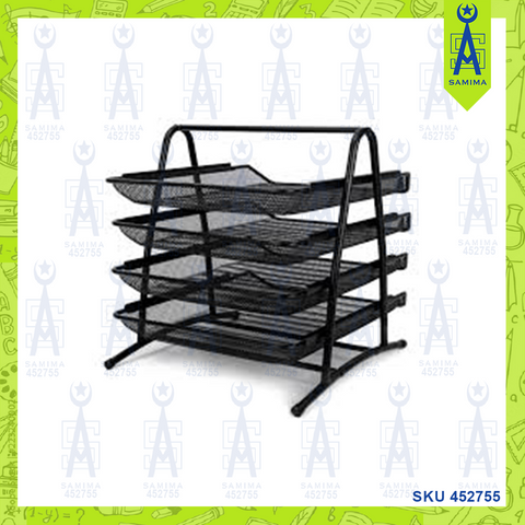 DELI PB261 4 TIER MESH FILE (DOCUMENT) TRAY