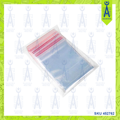 DELI 3022 STORAGE ZIP LOCK BAG 7 X 9.5CM 100'S #3