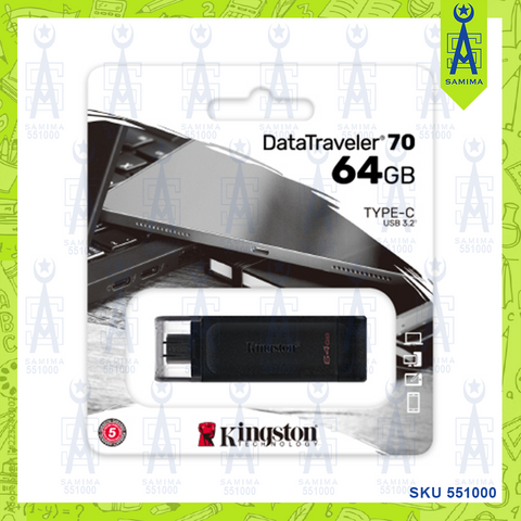 KINGSTON DATA TRAVELER 70 TYPE-C  DT70/64GB