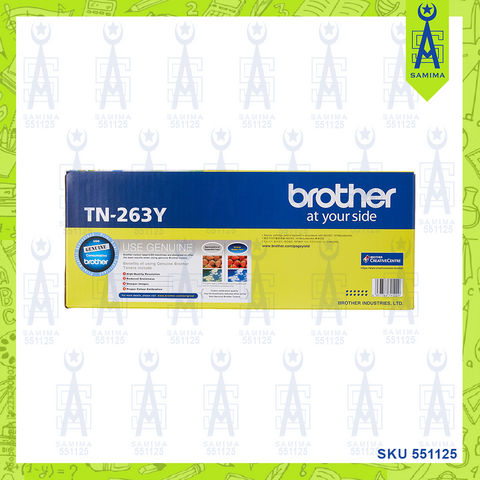 BROTHER TN-263 YELLOW TONER CARTRIDGE