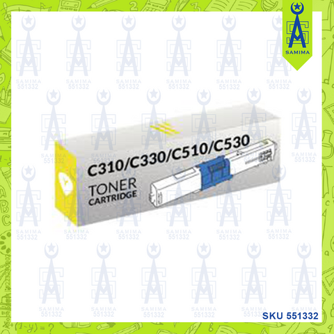 OKI C310/C330 / C510/C530 YELLOW TONER CARTRIDGE