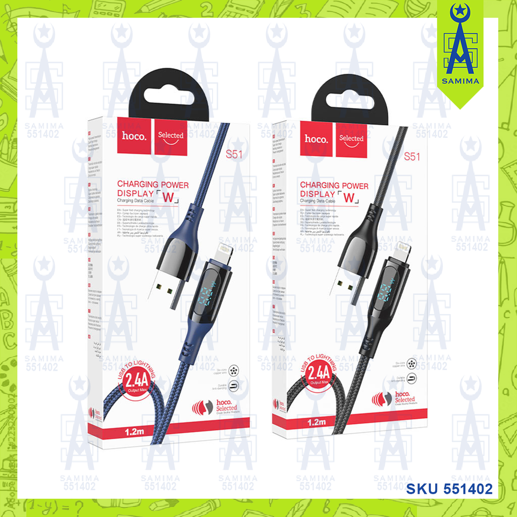 HOCO S51 EXTREME CHARGING DATA CABLE FOR IP – Samima