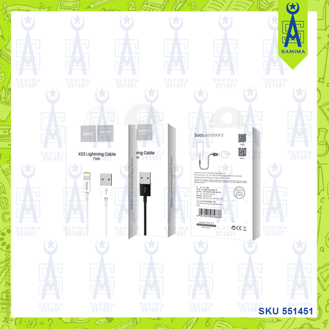 HOCO X23 SKILLED IP CHARGING DATA CABLE