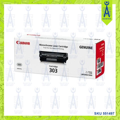 CANON 303 BLACK CARTRIDGE TONER