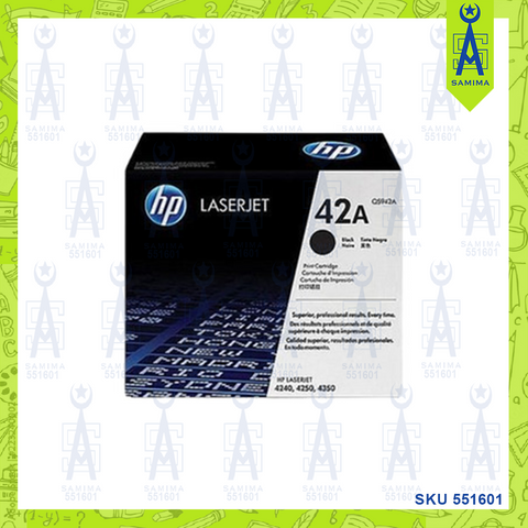 HP 42A BLACK CARTRIDGE TONER Y2211A/Q5942A