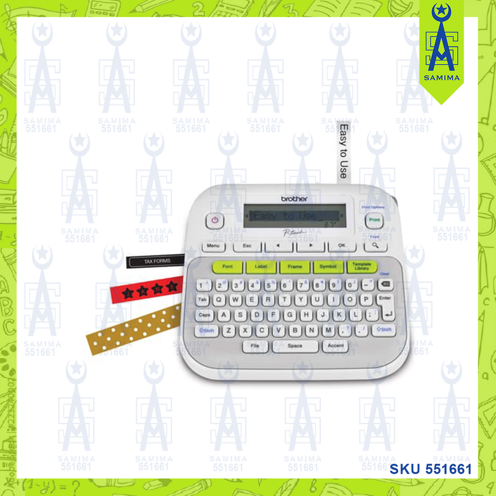 BROTHER COMPACT DESKTOP LABEL MAKER D210 – Samima