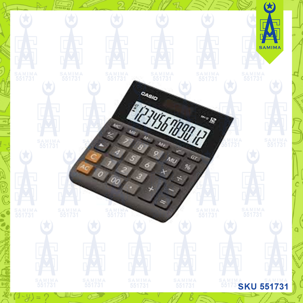 Format Key Calulator CASIO MH-12 12 DIGIT WIDE-FORMAT KEYPAD CALCULATOR – Samima