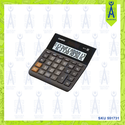 CASIO MH-12 12 DIGIT WIDE-FORMAT KEYPAD CALCULATOR