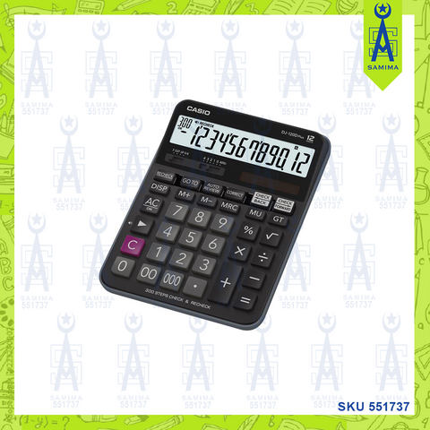 CASIO DJ-120D PLUS 12 DIGIT RECHECK CALCULATOR