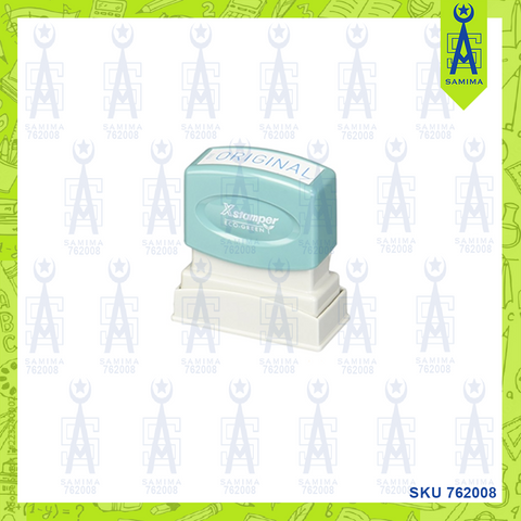 XSTAMPER Q12 BLUE RUBBER STAMP