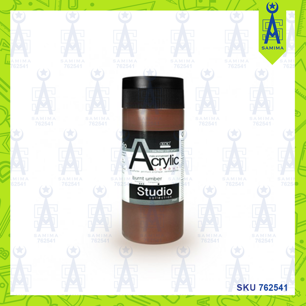 KCK STUDIO ACRYLIC 520ML- BURNT UMBER – Samima