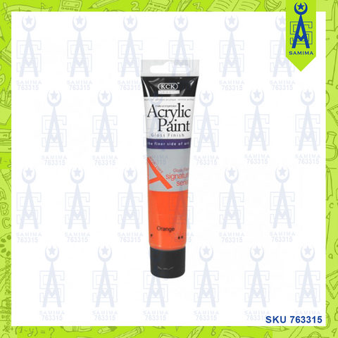 KCK 'SIGNATURE' ACRYLIC PAINT 75ML FLUO ORANGE