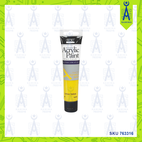 KCK 'SIGNATURE' ACRYLIC PAINT 75ML FLUO YELLOW