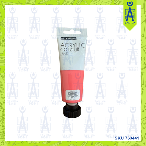 ART RANGER ACRYLIC COLOUR TUBE 75ML PASTEL RED