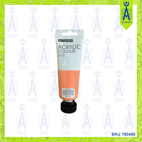 ART RANGER ACRYLIC COLOUR TUBE 75ML PASTEL ORANGE