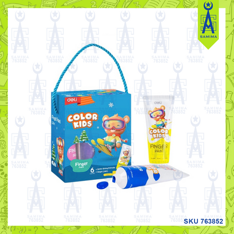 DELI C23-6 COLOR KIDS FINGER PAINT