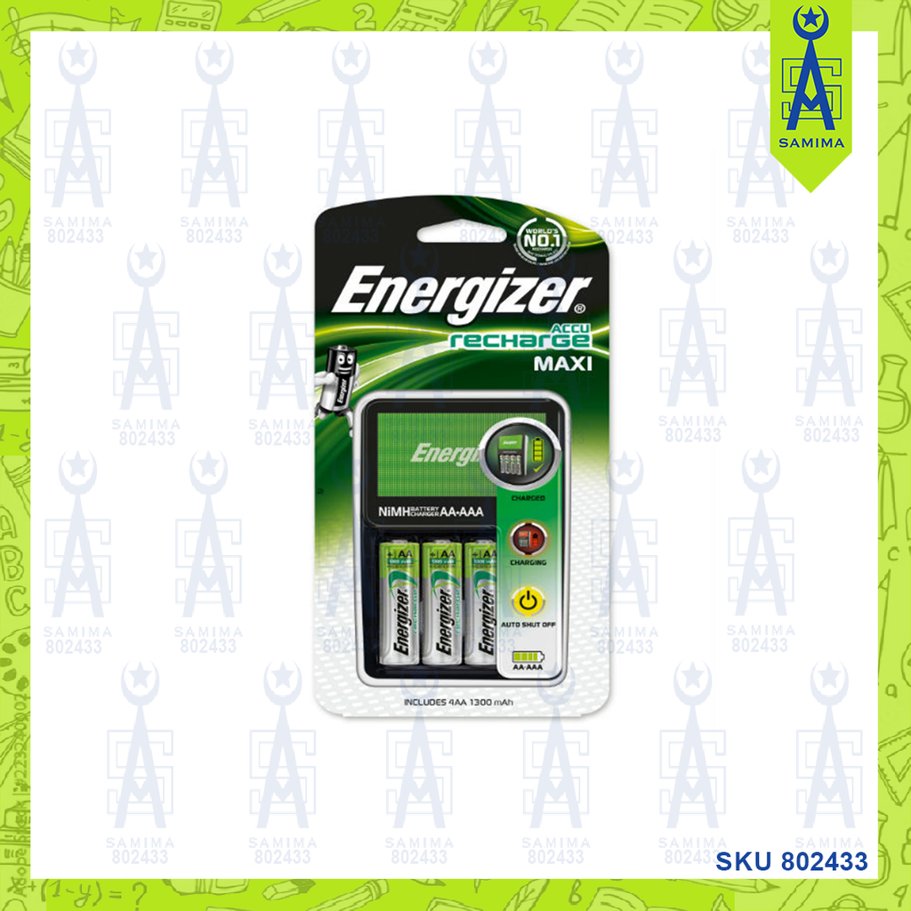 ENERGIZER RECHARE MAXI CHARGER 4AA / USB CABLE – Samima