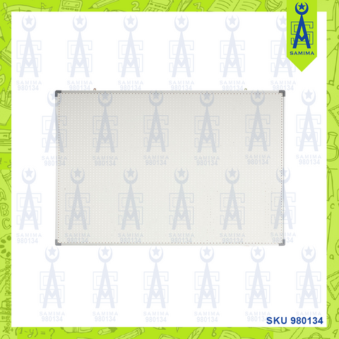 WB PEG BOARD ALUMINIUM FRAME 3 X 4'