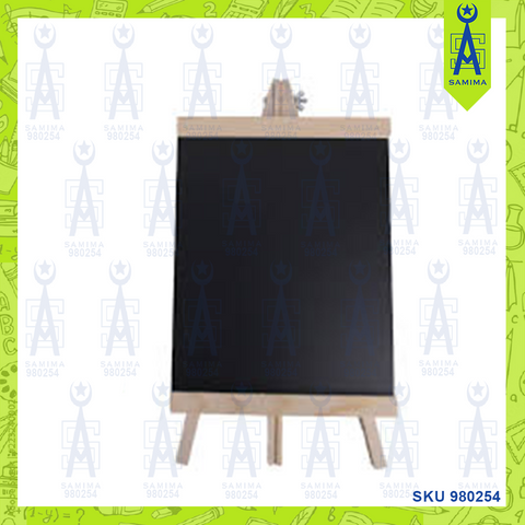 BLACK BOARD  25 X 48CM W / EASEL STAND