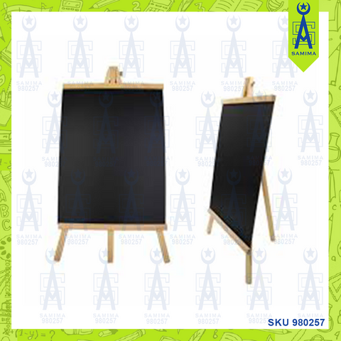 BLACK BOARD  30 X 60CM W / EASEL STAND