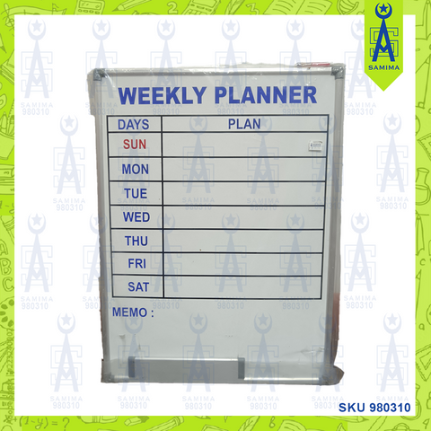 WB WEEKLY PLANNER 45 X 60CM