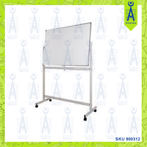 WB DOUBLE SIDE WHITEBOARD W/ STAND DMS46 4 X 6'