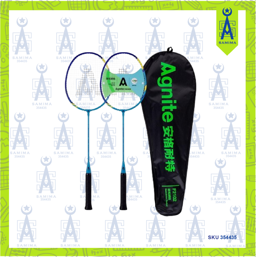 DELI F2102 AGNITE BADMINTON ROCKET SET 2'S / PACK – Samima