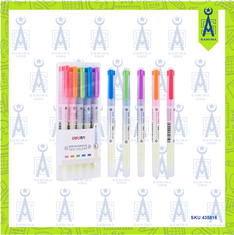 DELI S531 WHITEBOARD MARKER COLOURS 12'S