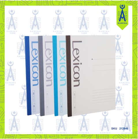 DELI 23201 LEXICON OFC SOFT COVER NOTEBOOK A5 40'S