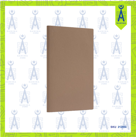 DELI 22263 LEATHER COVER NOTEBOOK A5