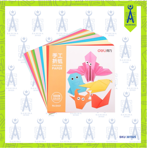 DELI 6407 GENIUS ORIGAMI PAPER 100'S