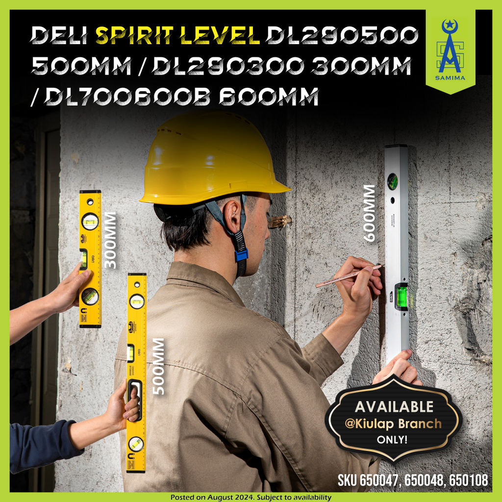 DELI DL290500 SPIRIT LEVEL 500MM – Samima