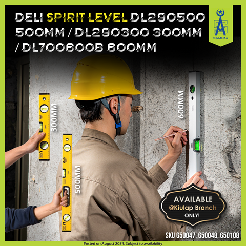 DELI DL290500 SPIRIT LEVEL 500MM