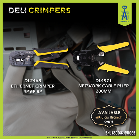 DELI DL4971 NETWORK CABLE PLIER 200MM