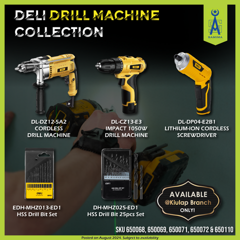 DELI DL-CZ13-E3 IMPACT DRILL MACHINE 1050W