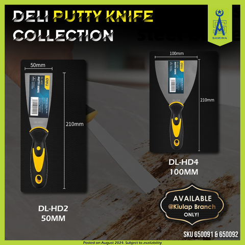 DELI DL-HD4 PUTTY KNIFE 100MM